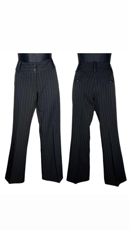 Femme Vintage Pantalons Noir Viscose M