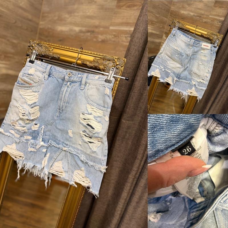 Женская Diesel Юбка Тёмно-синяя S