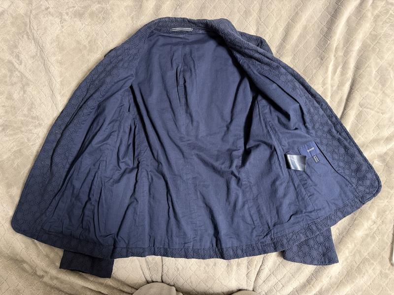 Donna Gant Blazer Blu Navy Cotone S
