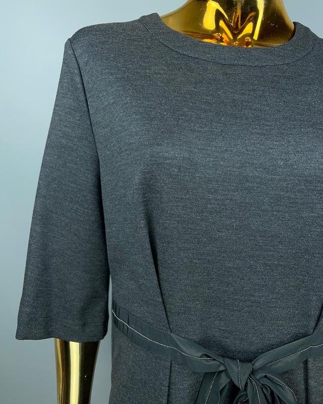 Femme Peserico Robe Grise Élasthanne M