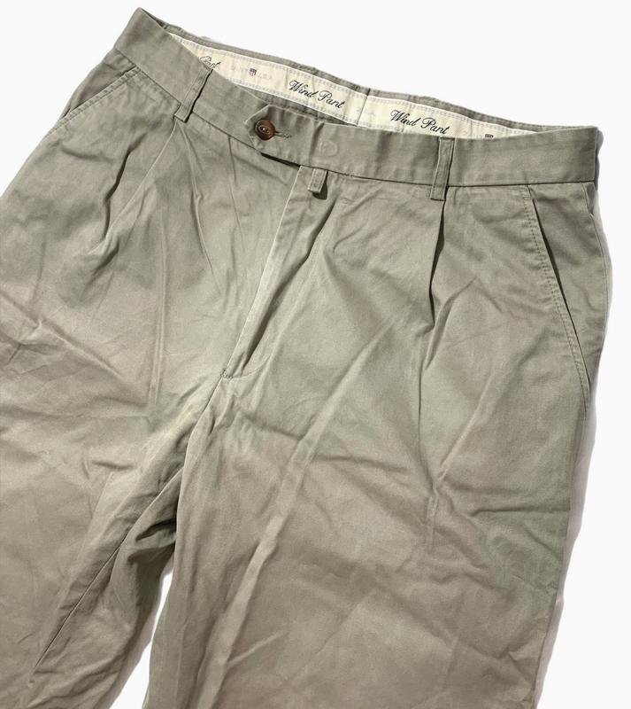 Homme Gant Pantalon Beige Coton M