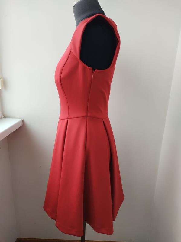 Women Ted Baker Dress Red Polyester M