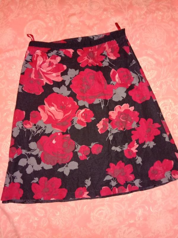 Femme Laura Ashley Jupe Noire Coton M