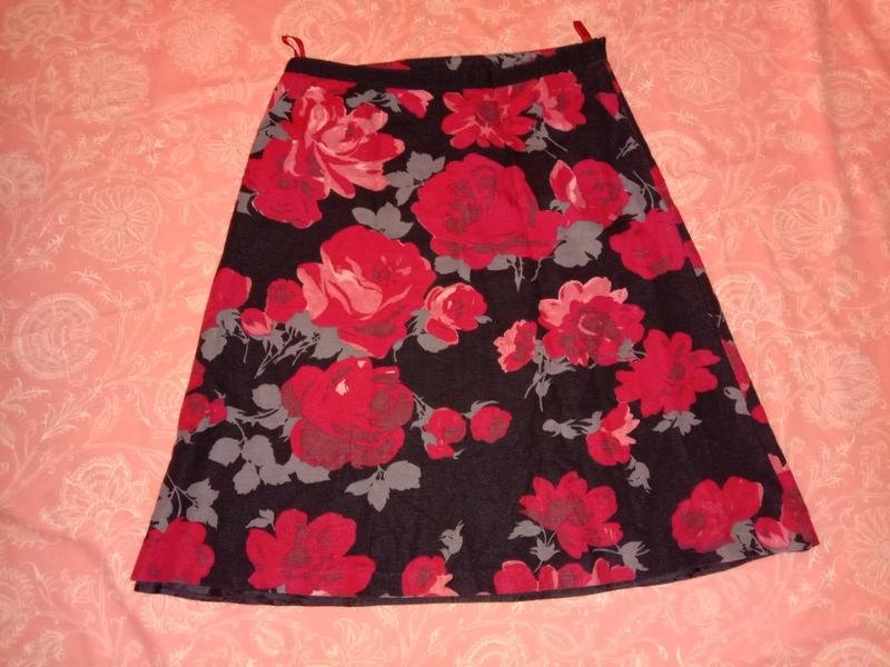 Femme Laura Ashley Jupe Noire Coton M