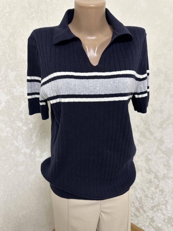 Donna Reiss Maglione Blu Navy Cotone M
