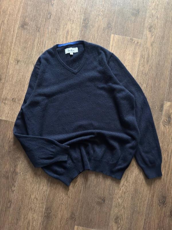 Donna Boden Maglione Blu Navy Cashmere XXL