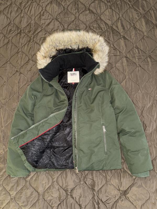 Donna Tommy Jeans Giacca Khaki Poliestere S