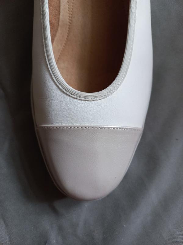 Women Gabor Heels Beige Leather 40