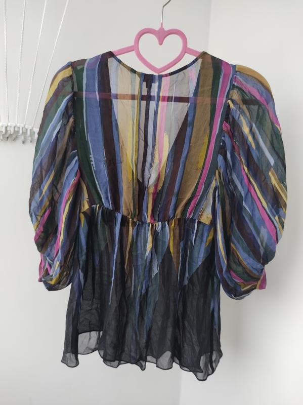 Women Ted Baker Shirt Multicolor Silk XS