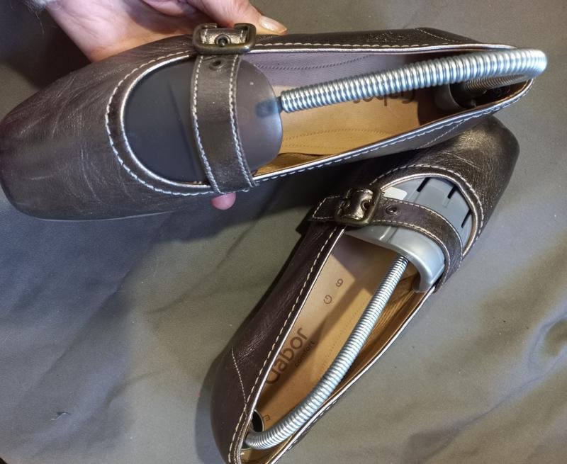 Women Gabor Heels Beige Leather 39