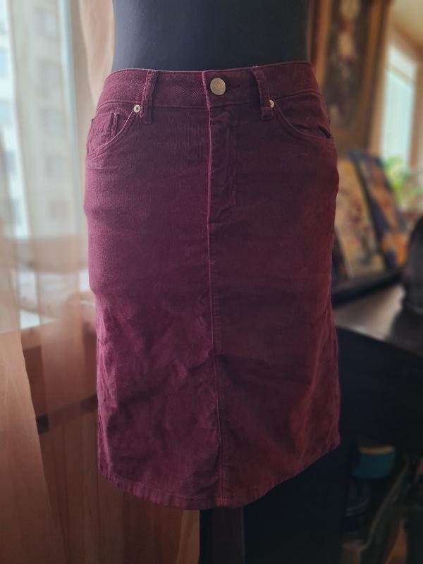 Damen Gant Rock Lila Samt XS