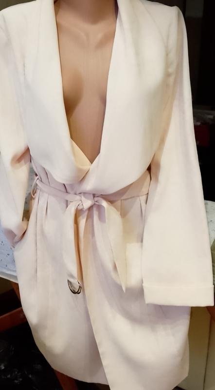 Damen Mantel Elfenbein L