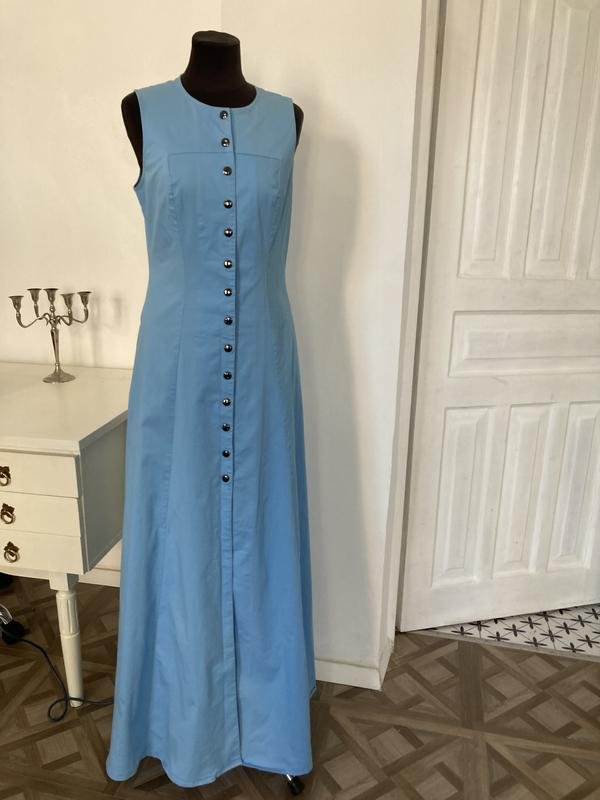 Women Isabel Garcia Dress Navy Cotton M