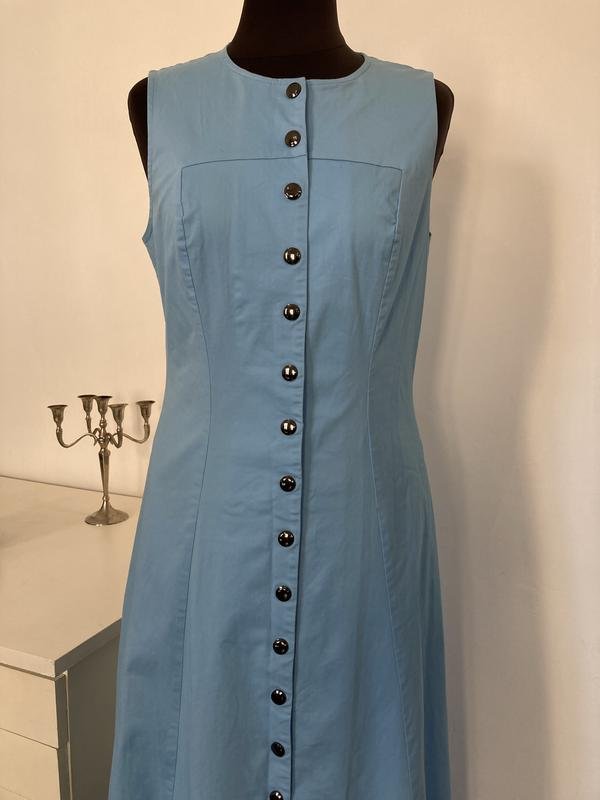 Women Isabel Garcia Dress Navy Cotton M