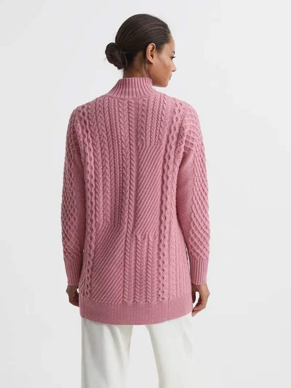 Donna Reiss Maglione Rosa 34