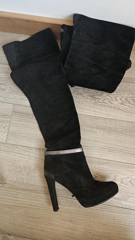 Femme Fendi Bottes Gris Suède 39