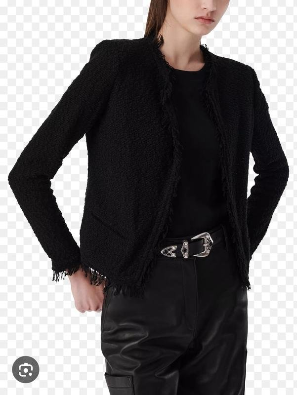Women IRO Jacket Black Cotton M