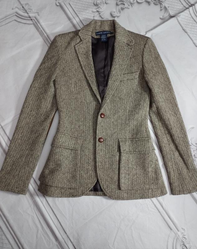 Women Ralph Lauren Blazer Beige Wool S
