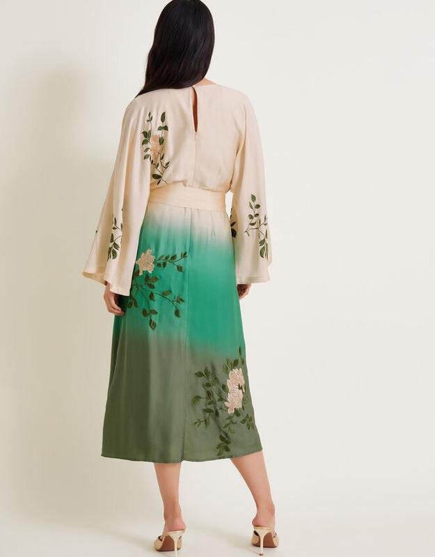 Femme Monsoon Robe Multicolore Viscose 38