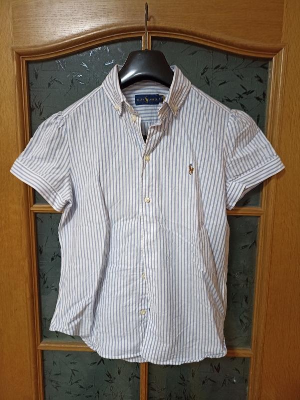 Women Ralph Lauren Shirt White Cotton M
