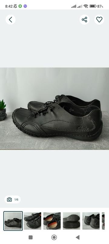 Women Clarks Loafers Black Leather 9