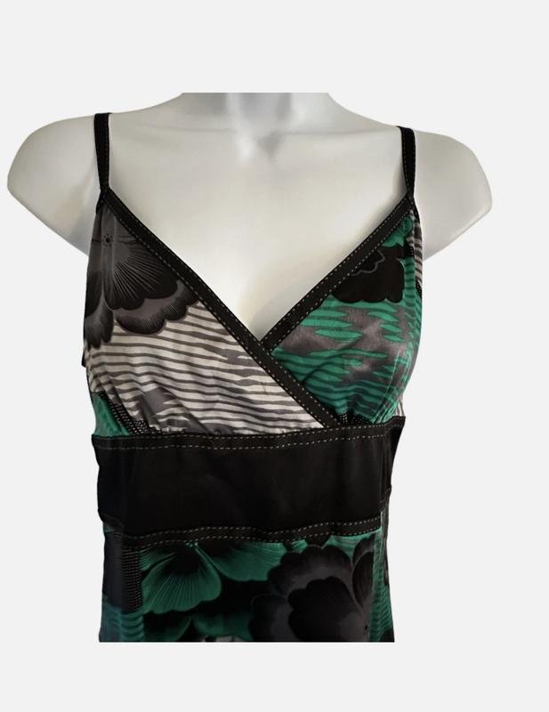 Damen Ted Baker Kleid Schwarz Seide XS