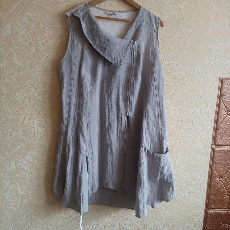 Women Dress Beige Viscose XL