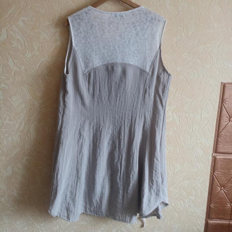 Women Dress Beige Viscose XL