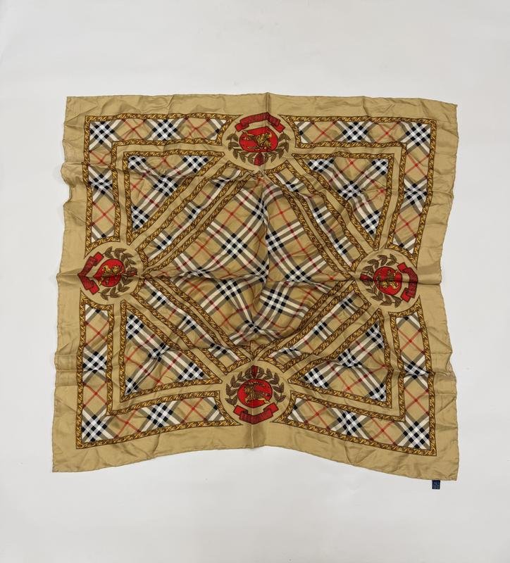 Женский Burberry Платок Разноцветный Шелк