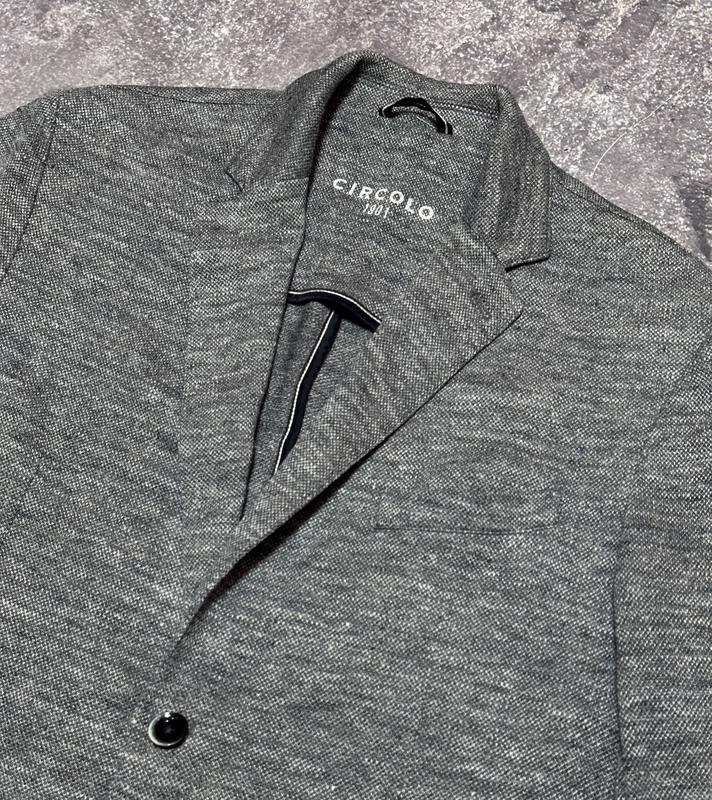 Herren Circolo 1901 Sakko Grau Leinen 52