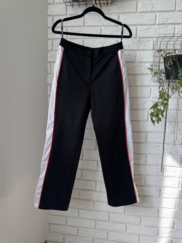 Women Burberry Trousers Black Knit S-M