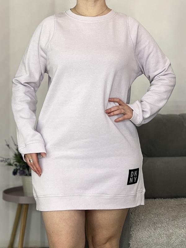 Women DKNY Dress Lilac Cotton M