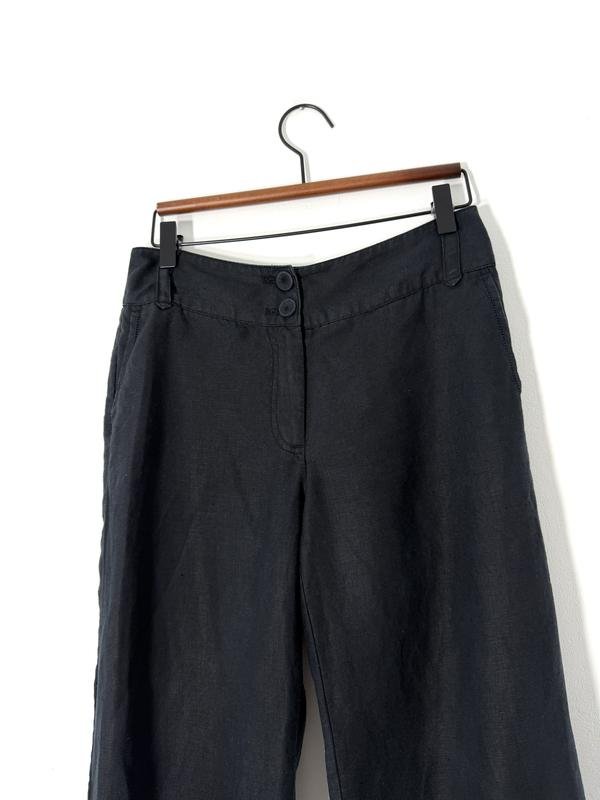 Femme Laura Ashley Pantalon Noir Lin S