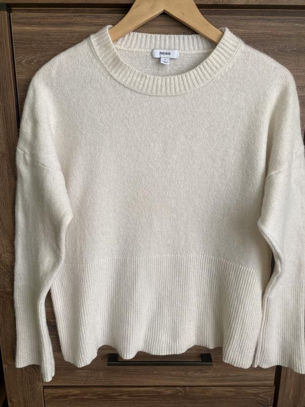 Donna Reiss Maglione Avorio Cashmere M