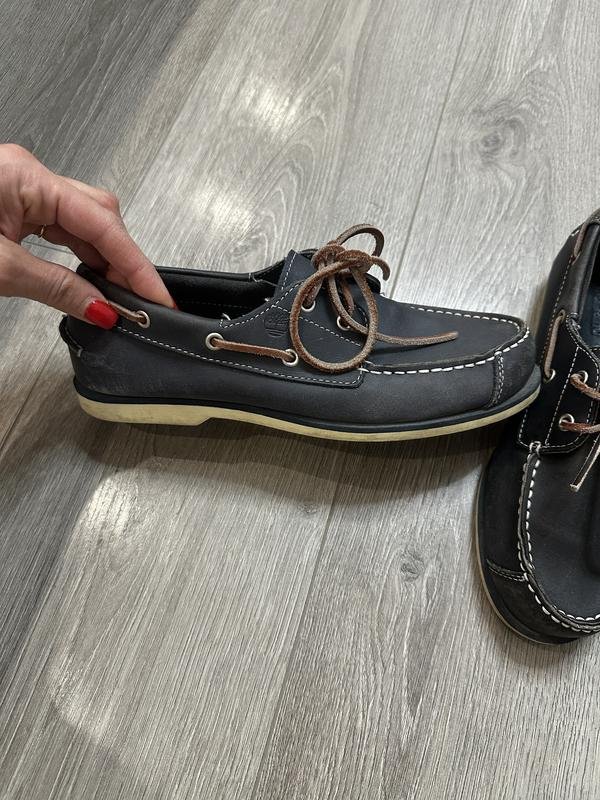 Femme Timberland Mocassins Bleu Marine Cuir 36.5