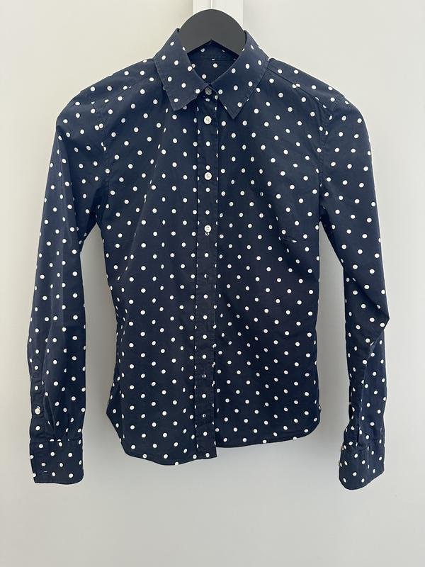 Damen Gant Hemd Schwarz S