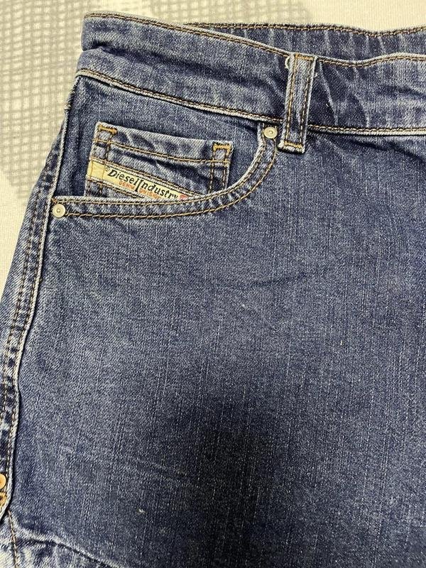 Damen Diesel Shorts Marineblau Baumwolle S