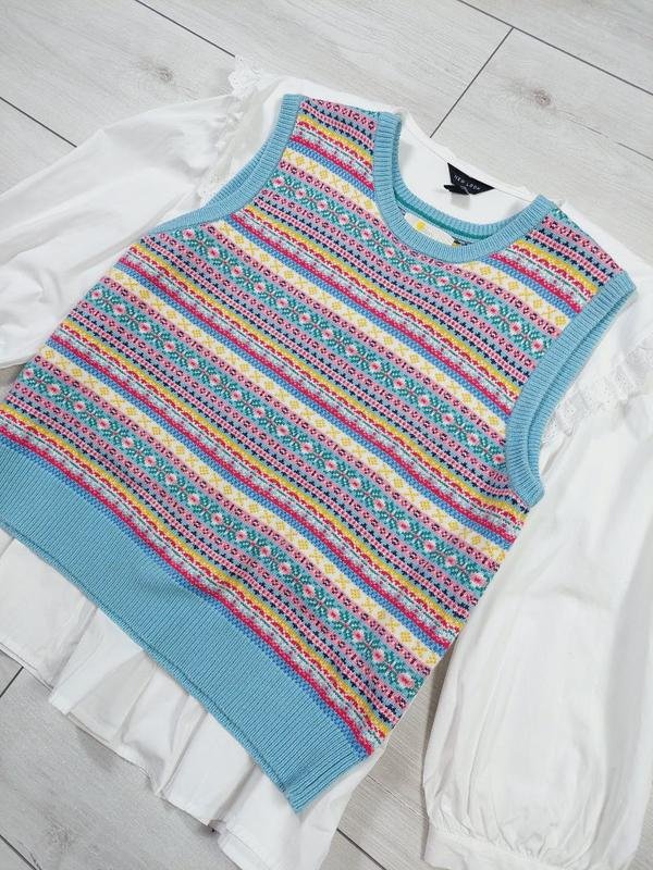 Donna Boden Gilet Multicolore Viscosa M