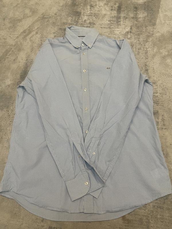 Женская Lacoste Сорочка Бирюзовая 40