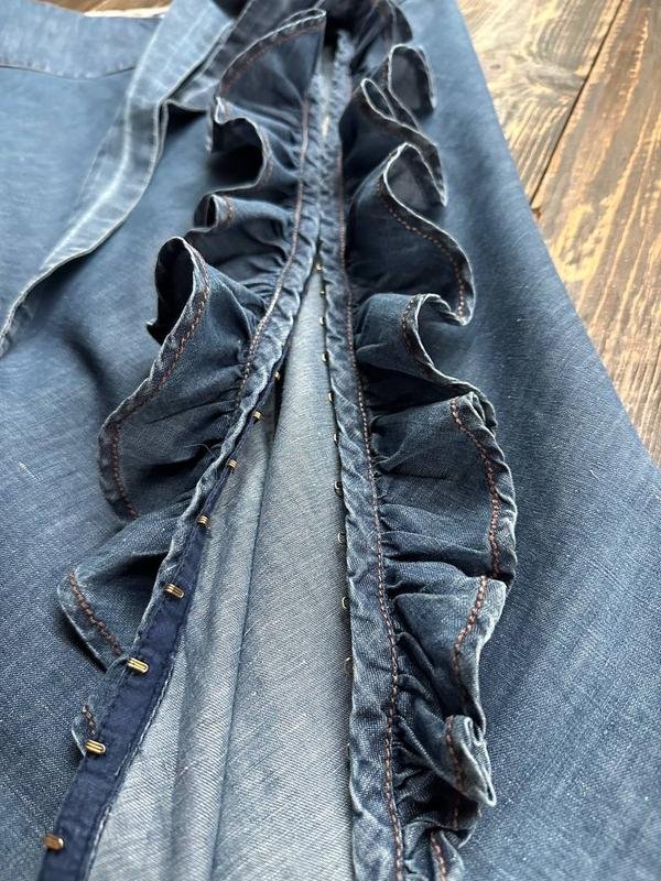 Women Jean Paul Gaultier Skirt Navy Cotton M