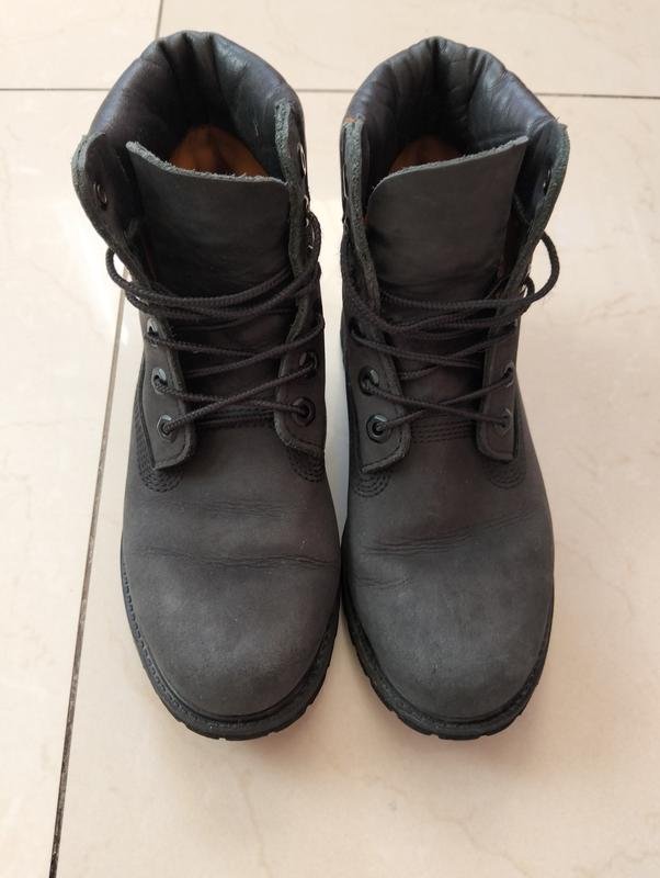 Donna Timberland Stivali Nero Pelle 38