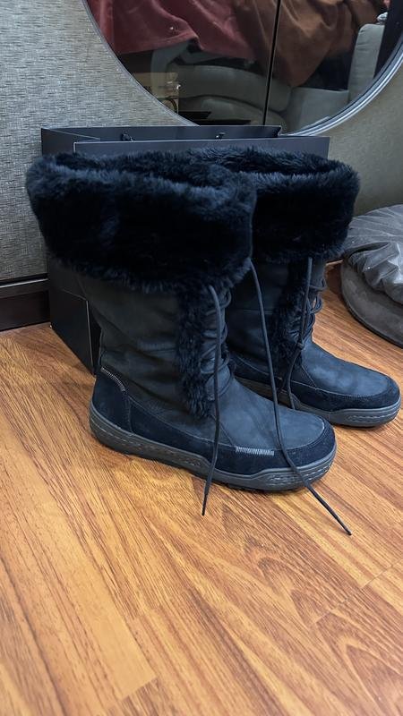 Женские Ecco Сапоги Чёрный 40