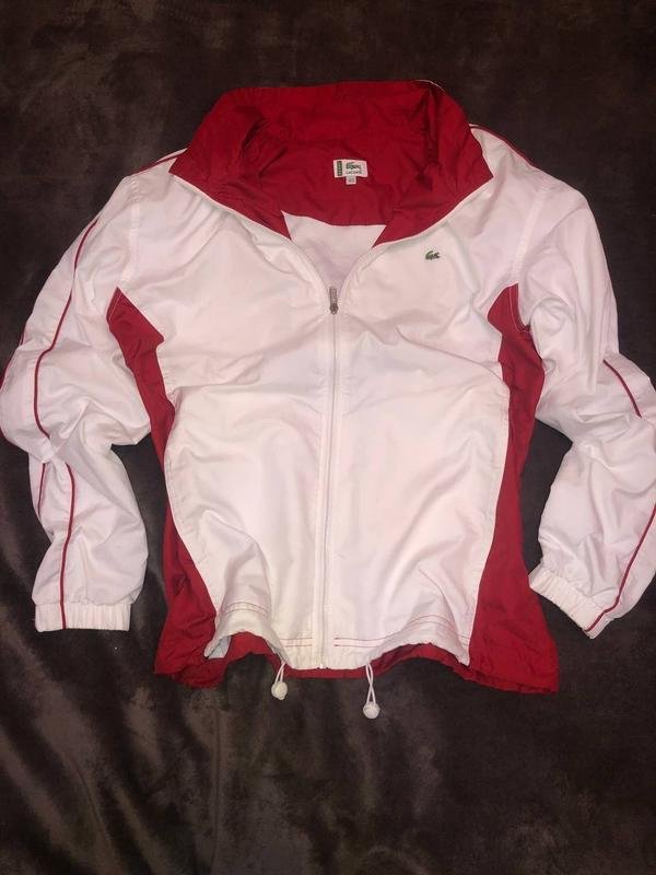 Donna Lacoste Giacca Bianca Poliestere 40