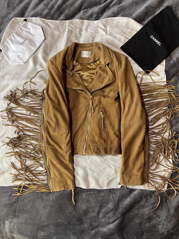 Femme Gestuz Veste Marron Suède S