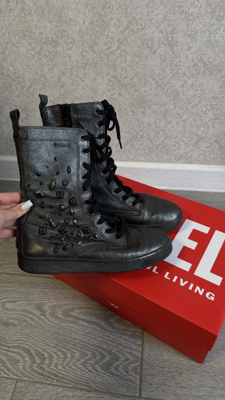 Femme Diesel Bottes Gris 38