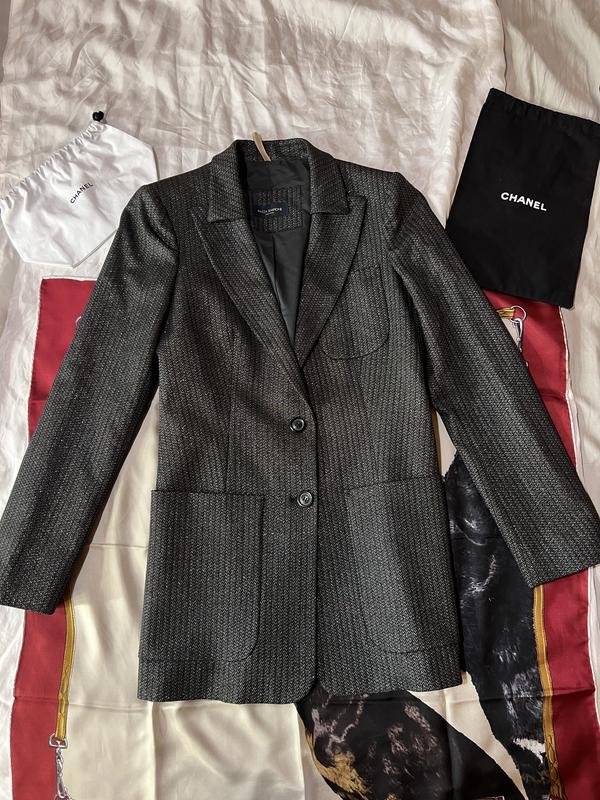 Femme Piazza Sempione Blazer Charbon Laine S