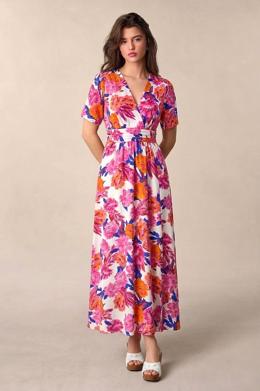 Femme YCOO Robe Multicolore M