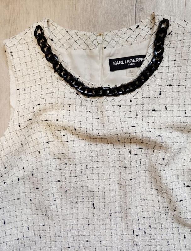 Femme Karl Lagerfeld Robe Noire Acrylique M