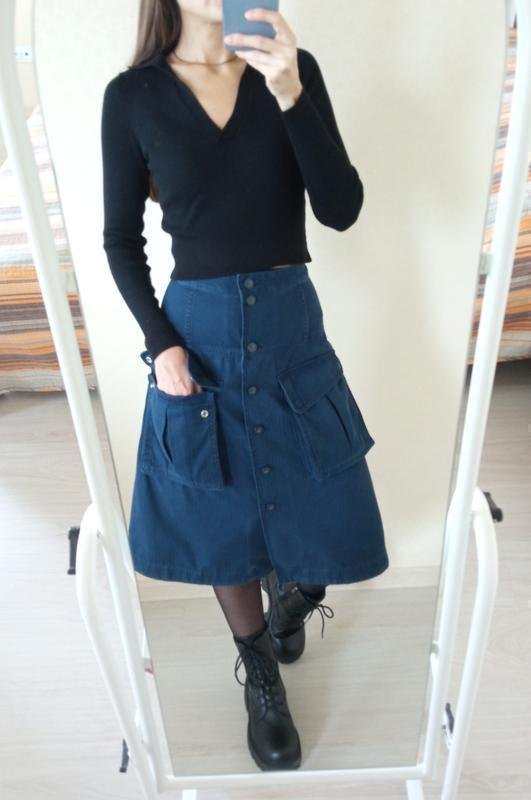 Femme Marc Jacobs Jupe Bleu Marine Denim 36