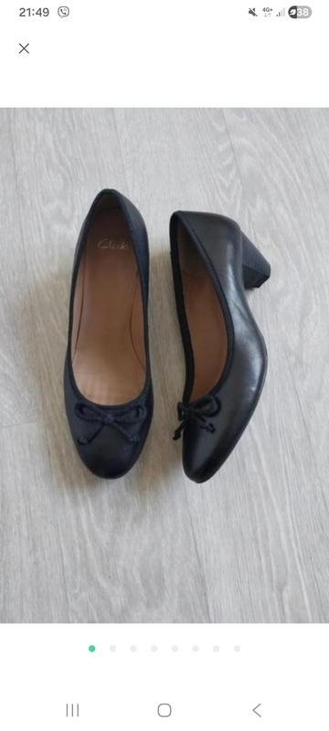 Women Clarks Heels Black 39